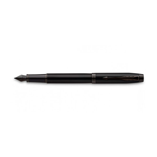 PLUMA PARKER IM NEGRO MATE, ACABADO NEGRO (Incluye personalización en láser)