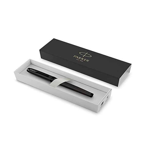 PLUMA PARKER IM NEGRO MATE, ACABADO NEGRO (Incluye personalización en láser) - Image 2