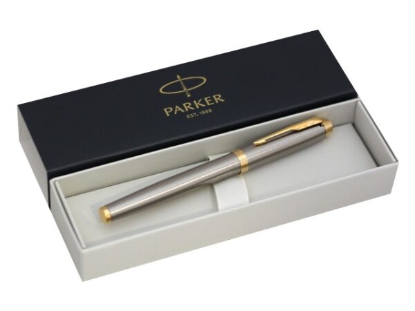 ROLLER PARKER IM METAL CEPILLADO ACABADO ORO (Incluye personalización en láser) - Image 3