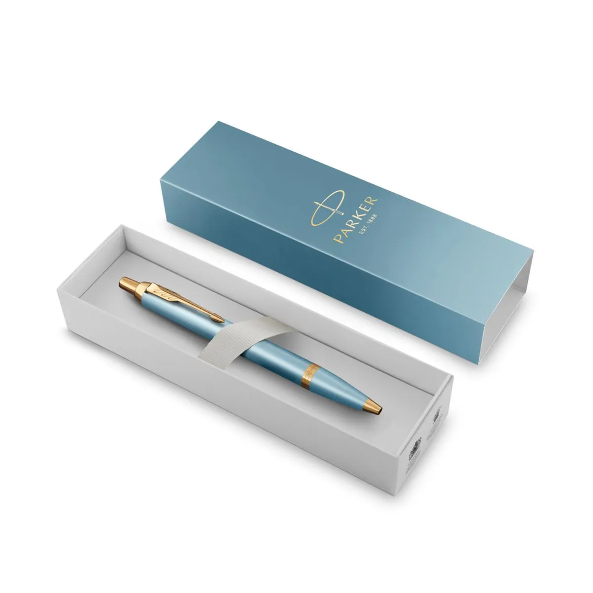 BOLIGRAFO PARKER IM CELESTE RETRACTIL - incluye personalización en laser - Image 2